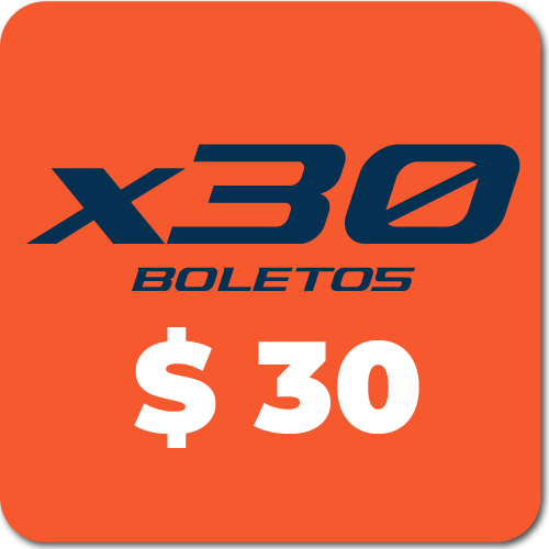 Paquete x30 tickets