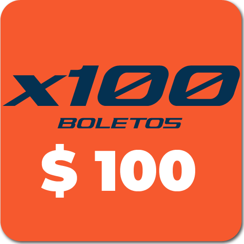Paquete x100 tickets